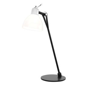 Rotaliana Luxy T0 Glam stolná lampa čierna/biela, Obývacia izba / jedáleň, hliník, sklo, E14, 7W, K: 52cm