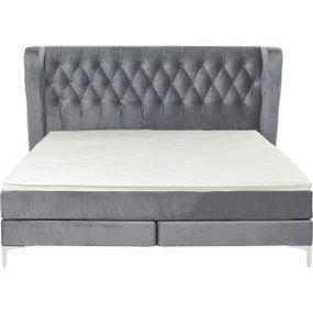 KARE Design Postel Boxspring Benito Moon - šedé, 160x200cm