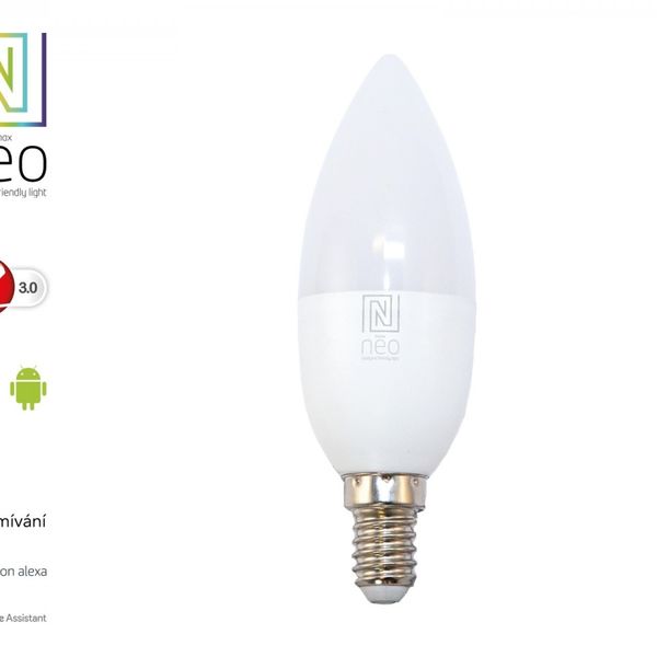 Immax Neo 07002L LED žiarovka 1x5W | E14 | 2700-3000K