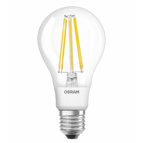 OSRAM LED žiarovka E27 11 W 827 filament, E27, 11W, Energialuokka: D, P: 10.5 cm