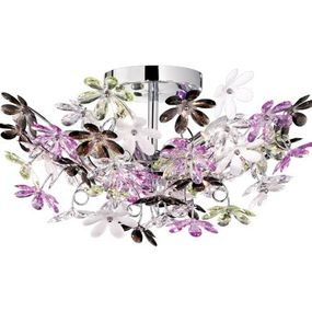 TRIO R60014017 Flower stropné svietidlo E14 4x40W