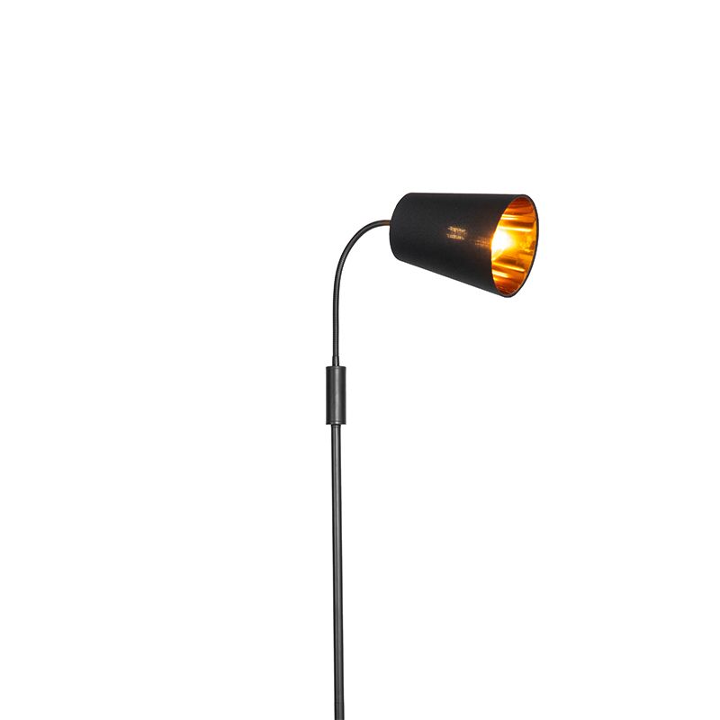 Moderná stojaca lampa čierna - Carmen