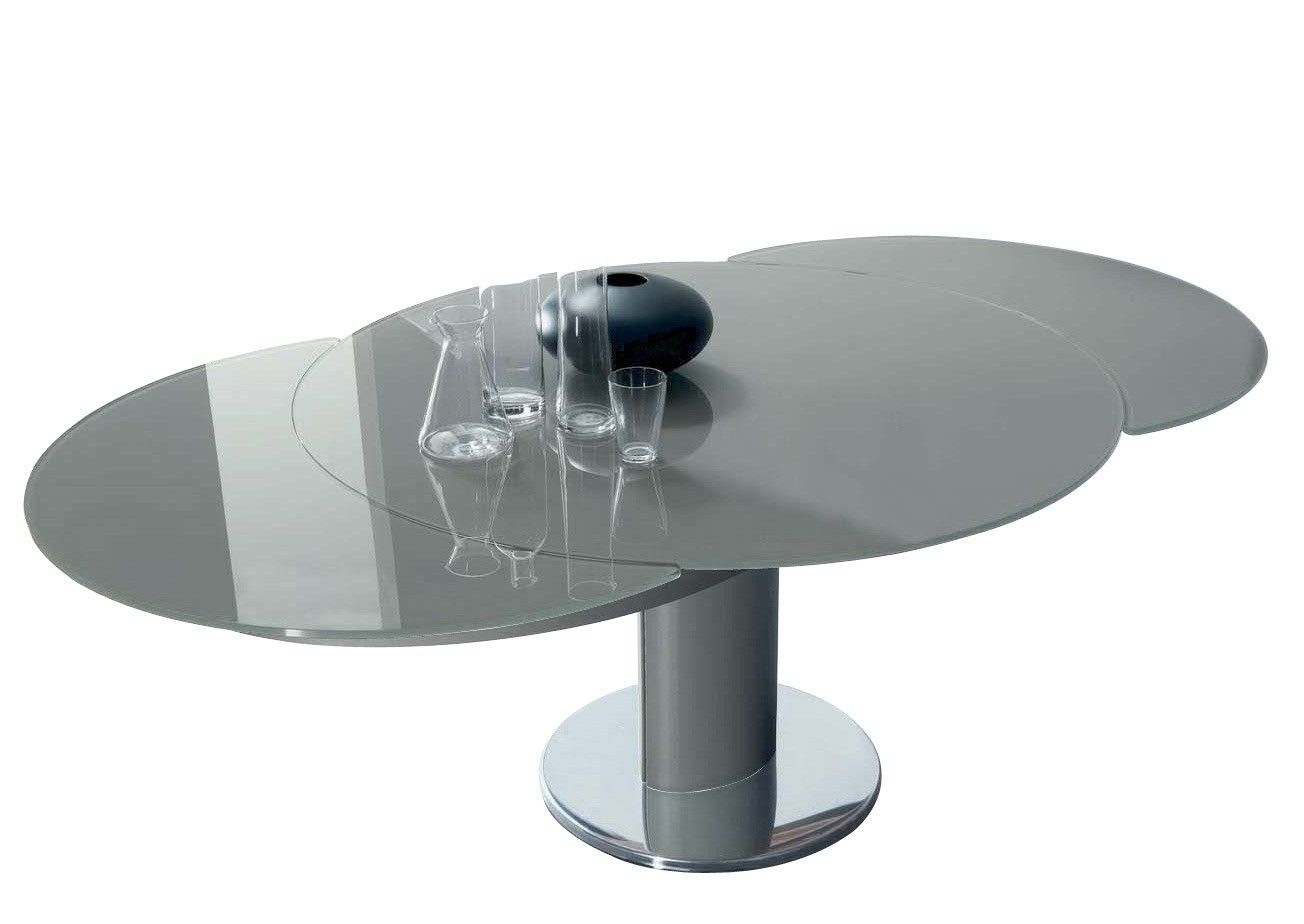 BONTEMPI - Rozkladací stôl Giro s centrálnou podnožou, 130-210 cm