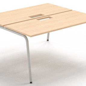 NARBUTAS - Dvojmiestny pracovný stôl ROUND 180x164