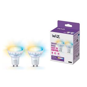 SADA 2x LED Stmievateľná žiarovka PAR16 GU10/4,7W/230V 2700-6500K CRI 90 Wi-Fi-WiZ