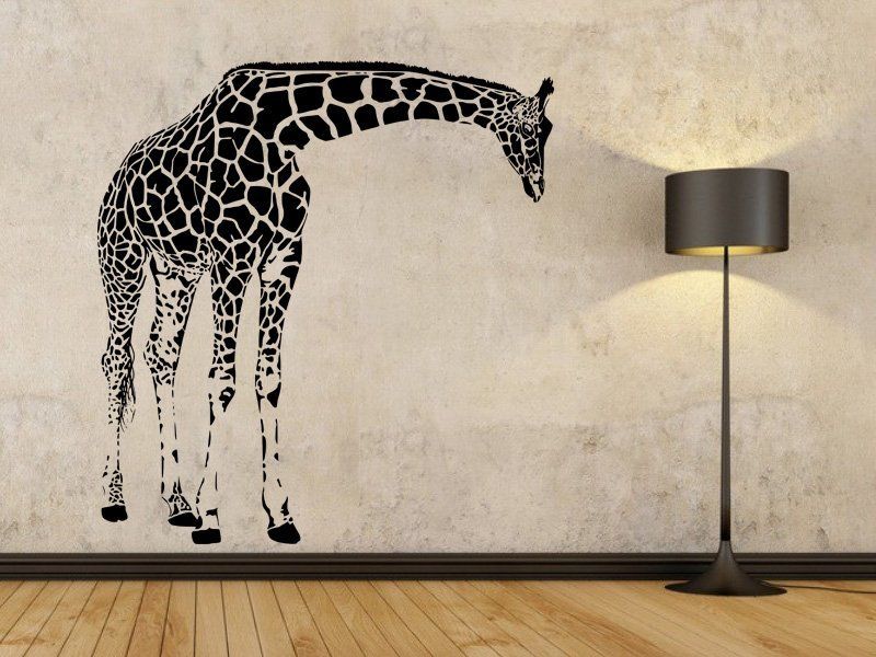 Samolepka na zeď Žirafa 004