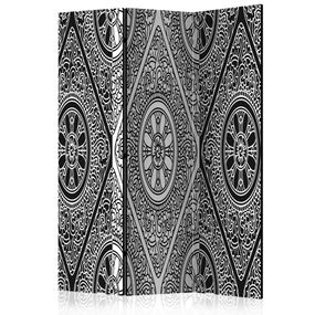 Paraván Ethnic Monochrome Dekorhome 135x172 cm (3-dielny)