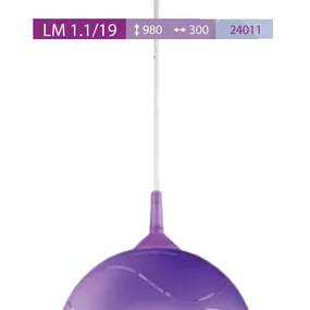 Závesné svietidlo Lamkur LM-1.1/19 24011