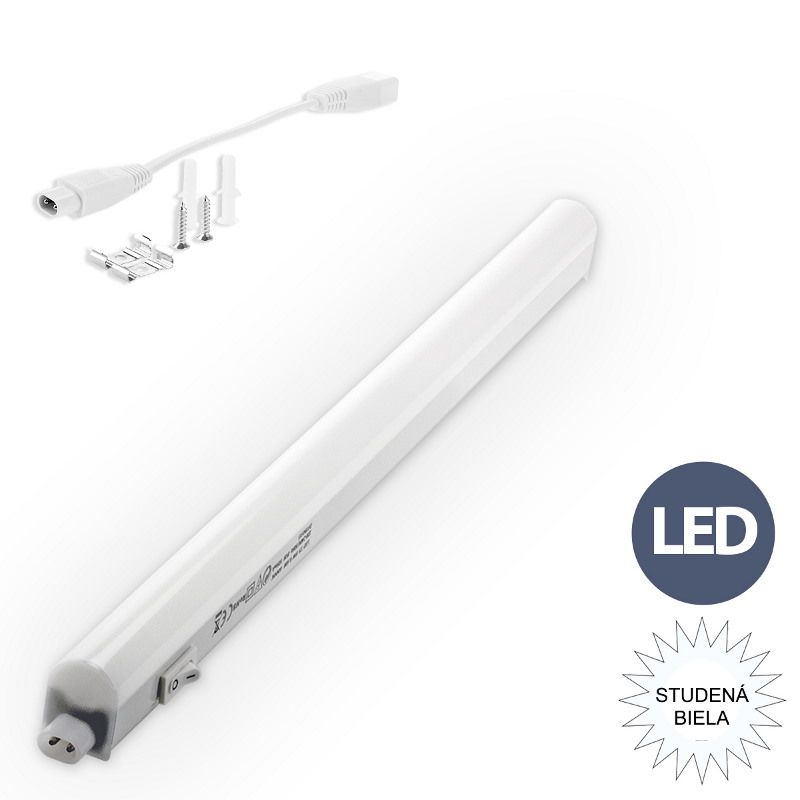 LED podskrinkové svietidlo 8W 60cm studená biela, pripojiteľné