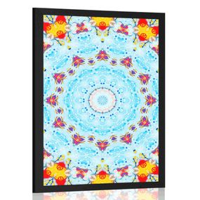 Plagát zaujímavá Mandala - 40x60 black