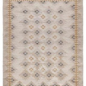 Diamond Carpets koberce Ručne viazaný kusový koberec Sultan DESP P87 Ivory White Gold - 160x230 cm