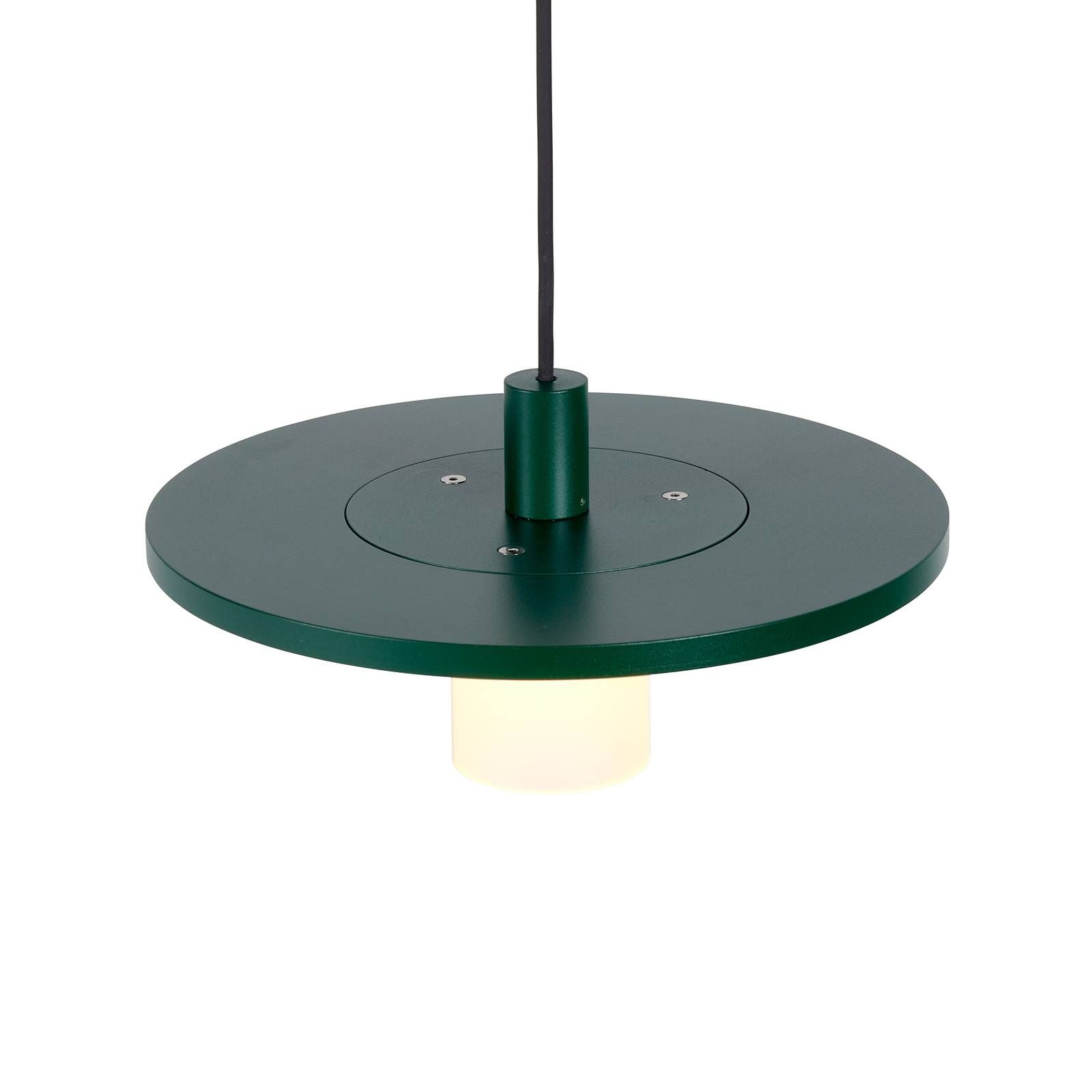 Carpyen Vonkajšie LED svietidlo Montoya z hliníka, zelená, hliník, sklo, 6.6W, K: 12cm