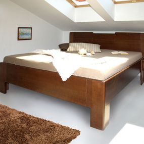 Masívna posteľ s úložným priestorom k-design 3 - 160/180 x 200cm - 160