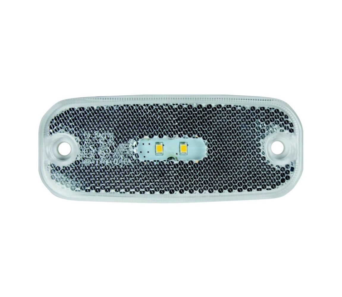 LED Obrysové svietidlo SINGLE LED/0,2W/12-24V IP67 strieborná