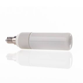 Lindby E14 5 W LED žiarovka v tvare rúry, polykarbonát, E14, 5W, Energialuokka: F, P: 13 cm