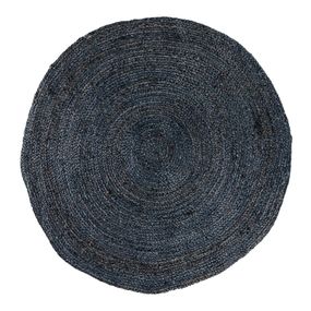 Tmavosivý okrúhly koberec House Nordic Bombay, ø 180 cm