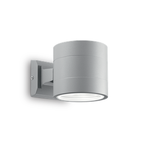 Exteriérové nástenné svietidlo Ideal lux 061474 SNIF ROUND AP1 GRIGIO 1xG9 40W IP54