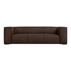 Tmavohnedá kožená pohovka 227 cm Madame - Windsor & Co Sofas