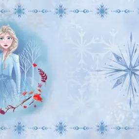 WBD 8109 AG Design Samolepiaca bordúra Disney - Frozen, veľkosť 14 cm x 5 m