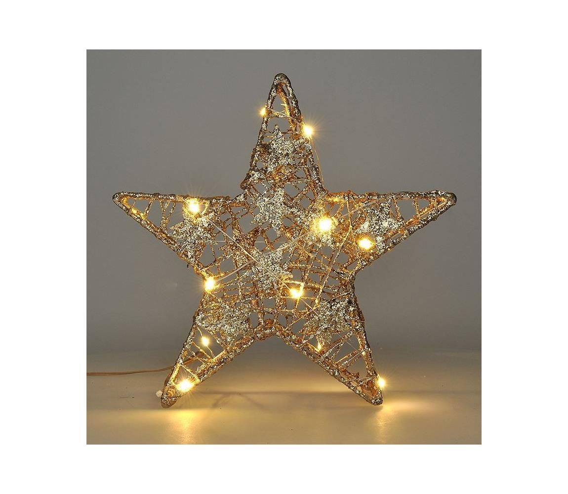 Solight 1V240 - LED Vianočná dekorácia 14xLED/2xAA hviezda