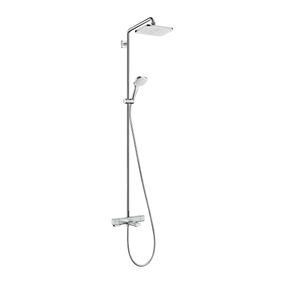 Hansgrohe Croma E - Showerpipe 280 1jet s vaňovým termostatom, chróm 27687000