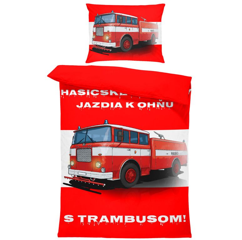 Obliečky Trambus (Rozmer: 1x140/220 + 1x90/70)