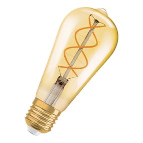 OSRAM LED E27 4W 2 000 K Vintage Edison zlatá, E27, 4W, Energialuokka: G, P: 14.3 cm