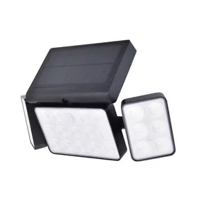 Lutec 6935502330 LED vonkajšie solárne nástenné svietidlo Tuda s pohybovým čidlom 1x7,4W | 1500lm | 2700-6500K | IP44 - čierna