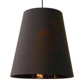Karman Cupido závesná lampa s tienidlom Ø 40 cm, Obývacia izba / jedáleň, bavlnený textil, kov, E27, 105W, K: 42cm