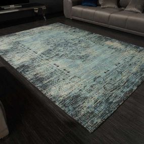 Dizajnový koberec Saniyah 240 x 160 cm tyrkysovo-modrý