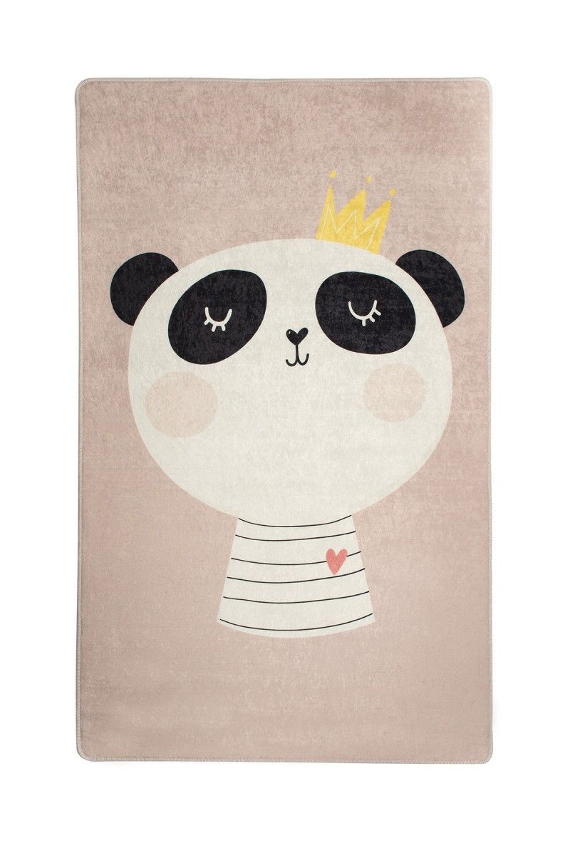 Dětský koberec King Panda 140x190 cm růžový