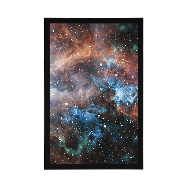 Plagát nekonečná galaxia - 40x60 silver