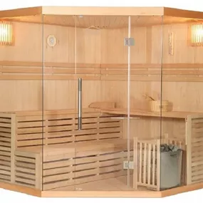 M-Spa - MO-EA5 - Suchá sauna s pecou pre 5 osôb 200 x 200 x 200 cm