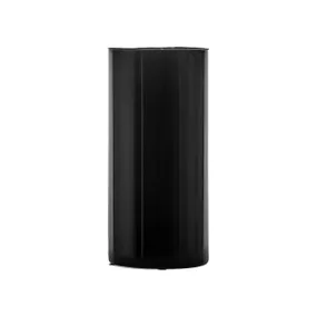 Estila Dizajnová art deco sklenená váza Elegance oválneho tvaru čiernej farby 30cm