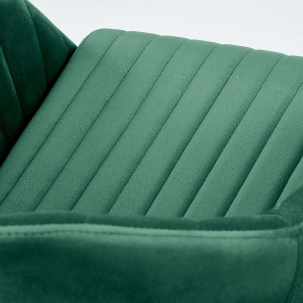 Halmar FRESCO stolička detská tmavo zelená velvet