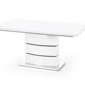 Halmar NOBEL stôl rozkladací biely