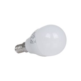 PRIOS Smart LED E14 P45 4, 9W RGBW ZigBee Tuya Hue, plast, hliník, E14, 4.9W, Energialuokka: F, P: 9 cm