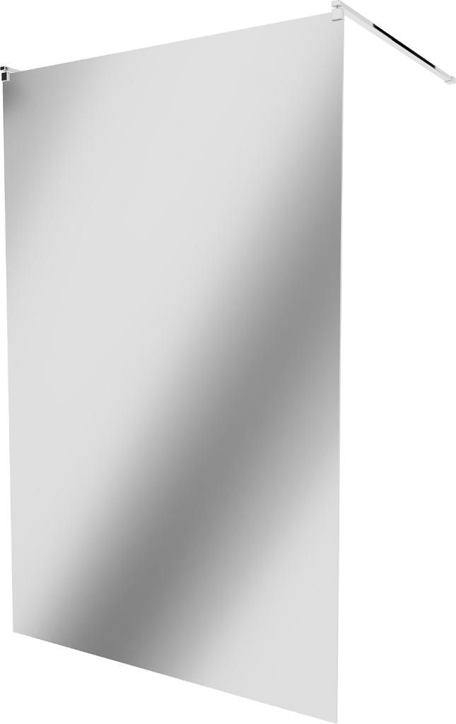 MEXEN/S - KIOTO samostatne stojaca sprchová zástena 120 x 200 cm, zrkadlové, zlatá 800-120-002-50-50