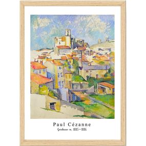 Plagát v ráme 55x75 cm Paul Cézanne – Wallity