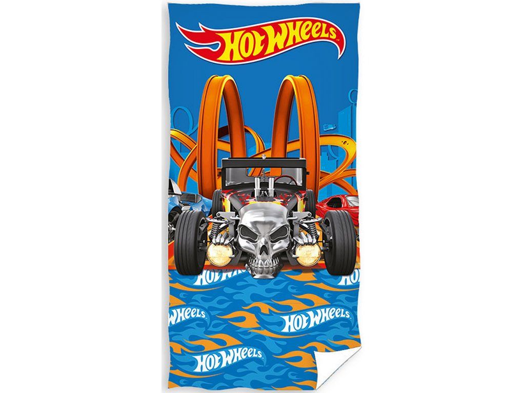 Detská osuška Hot Wheels Nekonečná Slučka 70x140 cm