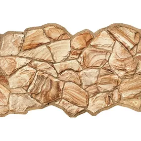 PVC 3D obkladový panel 98 x 48 cm - Sandstone Amber hnedý