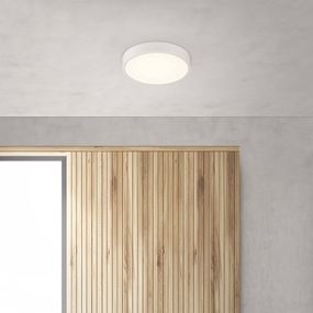 Globo Stropné LED svetlo Archimedes stmievateľné Ø 17 cm, Obývacia izba / jedáleň, hliník, akryl, 22W, K: 2.6cm