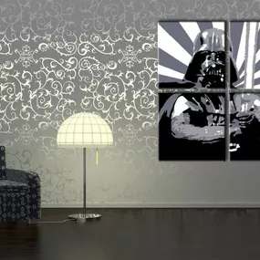 Ručne maľovaný POP Art obraz STAR WARS