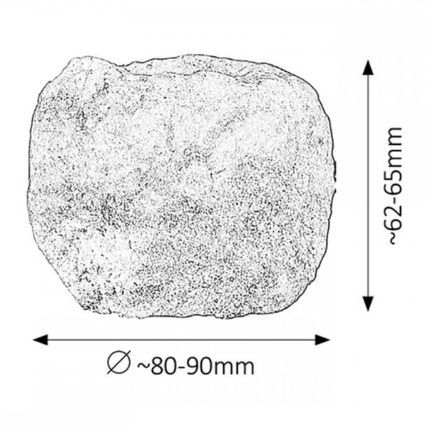 Rabalux 4129 Rocky soľná lampa na sviečku