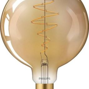 Philips Vintage LED žárovka E27 G200 7W 470lm GOLD stmívatelné