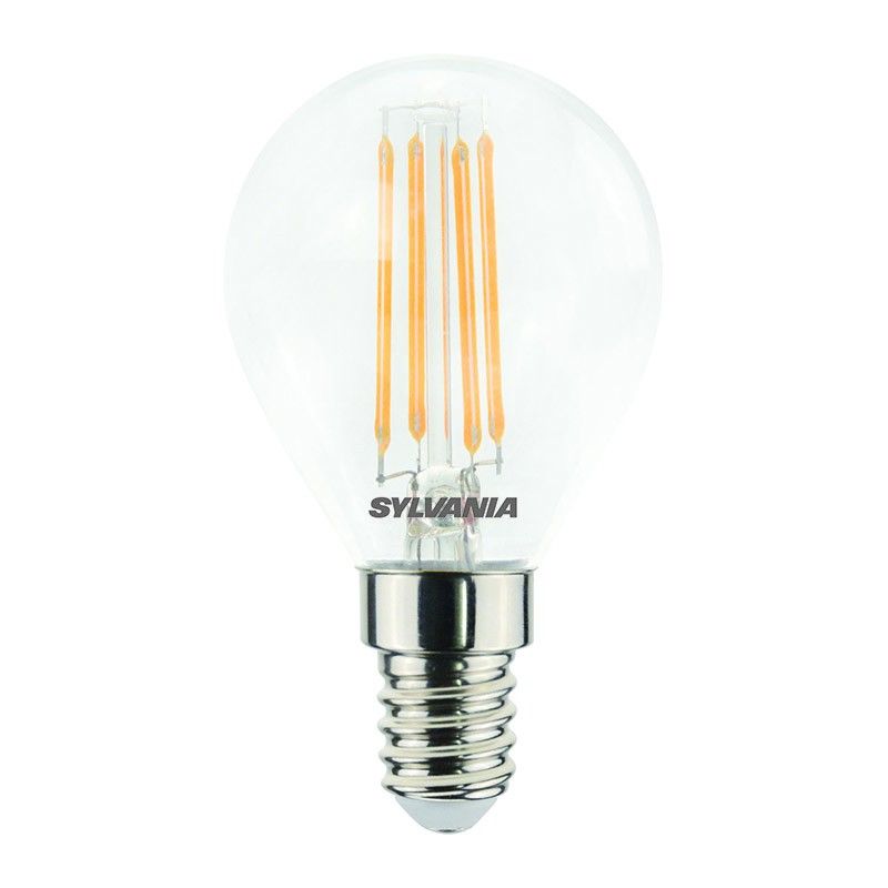 Sylvania 0029502 LED žiarovka filament 1x4,5W | E14 | 470lm | 2700K- číra