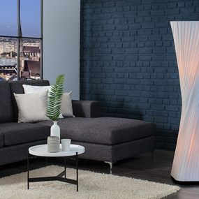 Estila Moderná dizajnová stojaca lampa Harmony 120cm biela