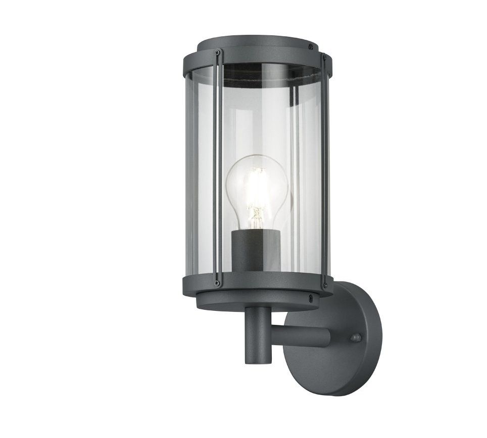 Trio 202360142 záhradná nástenná lampa Tanaro 1x40W | E27 | IP44 - antracit