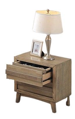 VerDesign, ANDORRA drevený nočný stolík masív