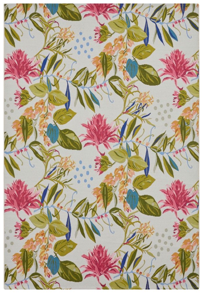 Hanse Home Collection koberce Kusový koberec Flair 105613 Flowers and Leaves Multicolored - 200x285 cm